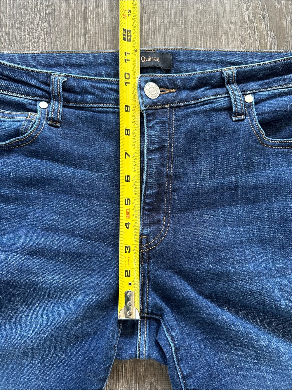 Quince Organic Stretch Flare Jeans - Picture 5 of 9